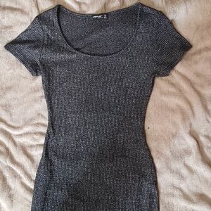 Bodycon Midi Heather Grey Dress